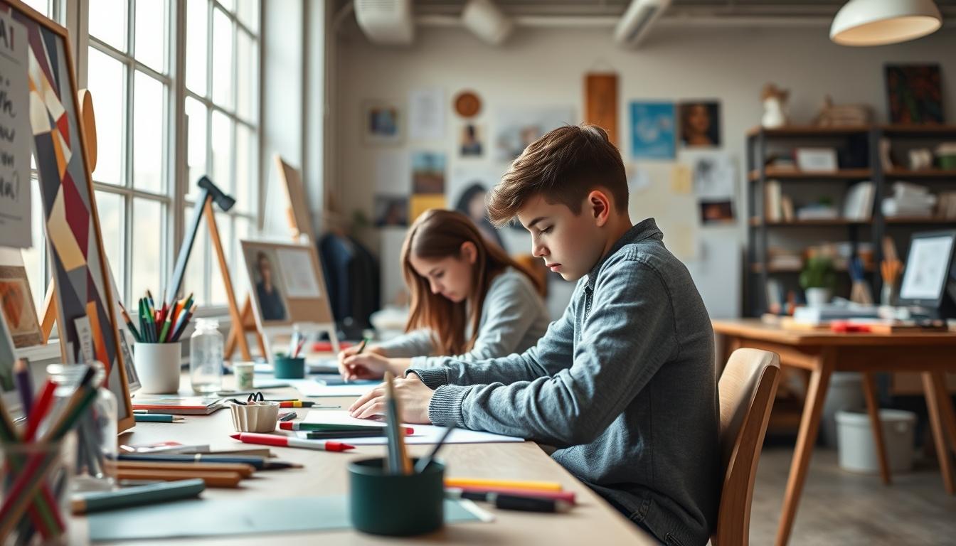 Digital learning platform with online study materials